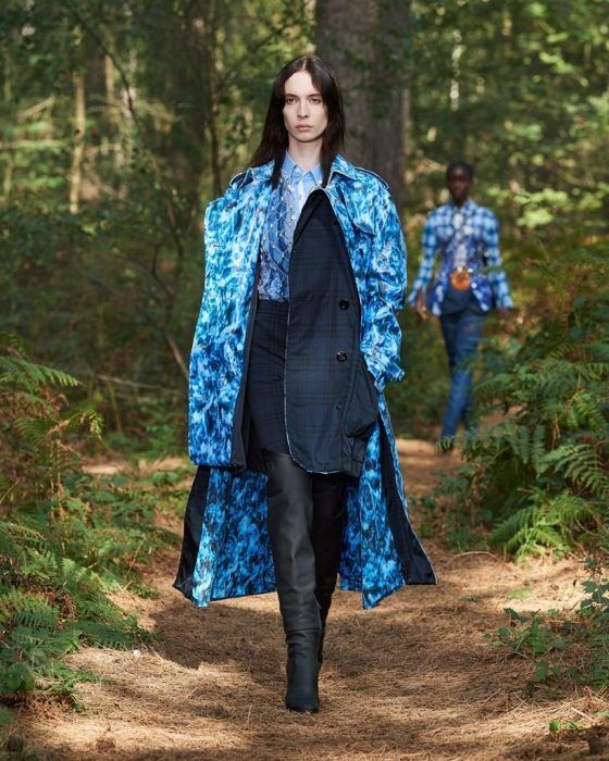 London fashion week. Burberry designs are inspired by the marine world