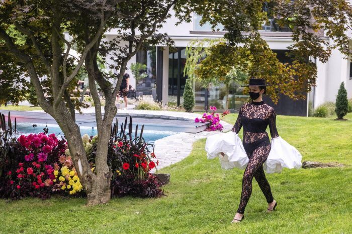 Christian Siriano creates wonderful designs from his garden