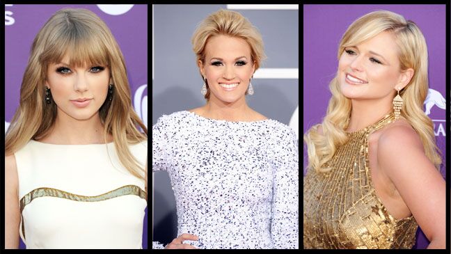 Country stars in glamorous outfits at the CMT Awards
