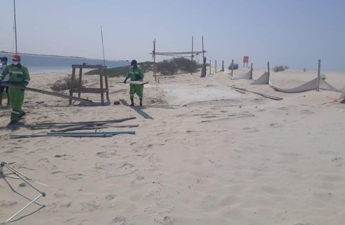 Abu Dhabi Municipality organizes campaigns to remove distortions of the general appearance in Abu Dhabi and its environs