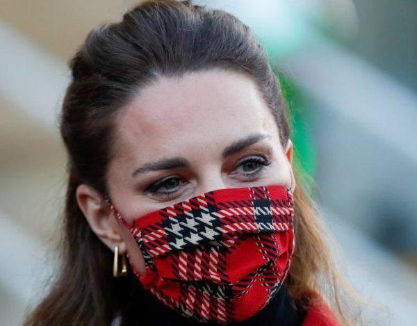 Kate Middleton looks warm in red