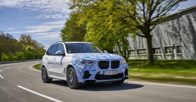 BMW has started on-road testing of its hydrogen-powered prototype vehicles.