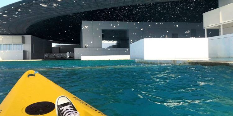 Kayaking On A Full Moon Night: Only At Louvre Abu Dhabi
