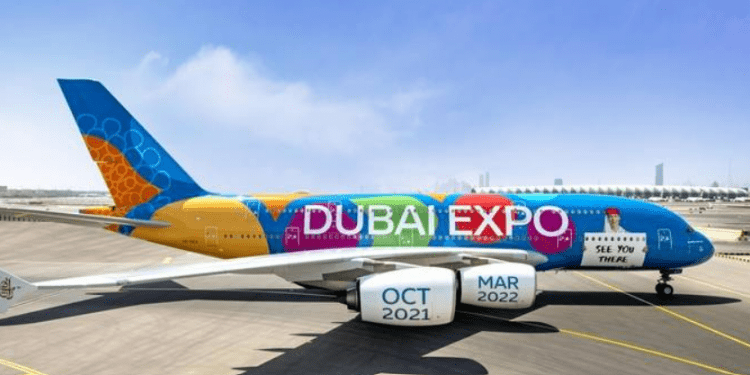 Flying Invitation Card for Expo 2020
