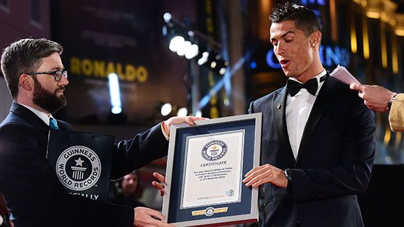 Guinness World Records Honours Cristiano Ronaldo for Becoming Highest Scoring Man in International Football